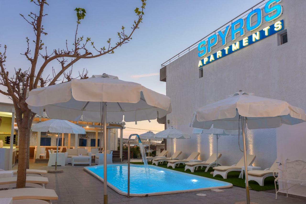 Spyros Apartments With Pool Kalamaki  Eksteriør billede
