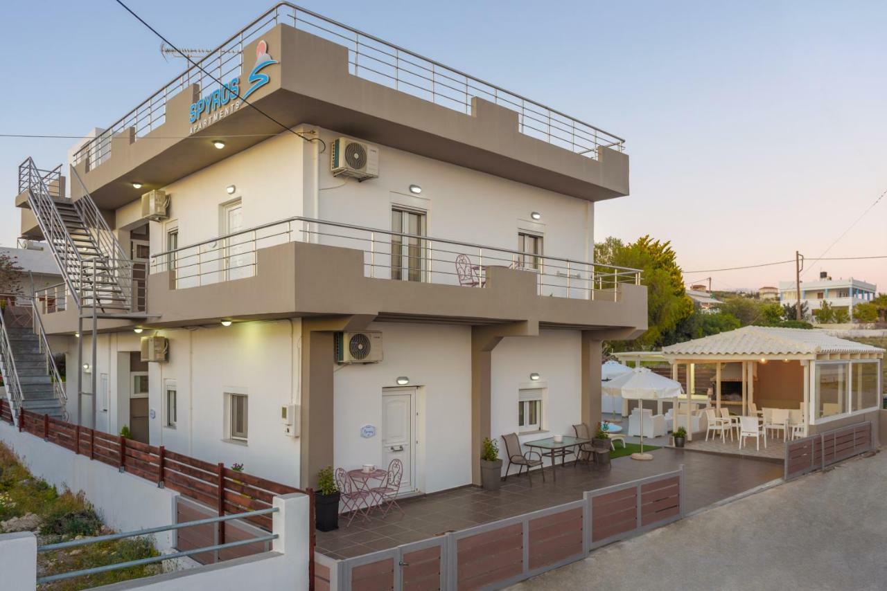 Spyros Apartments With Pool Kalamaki  Eksteriør billede